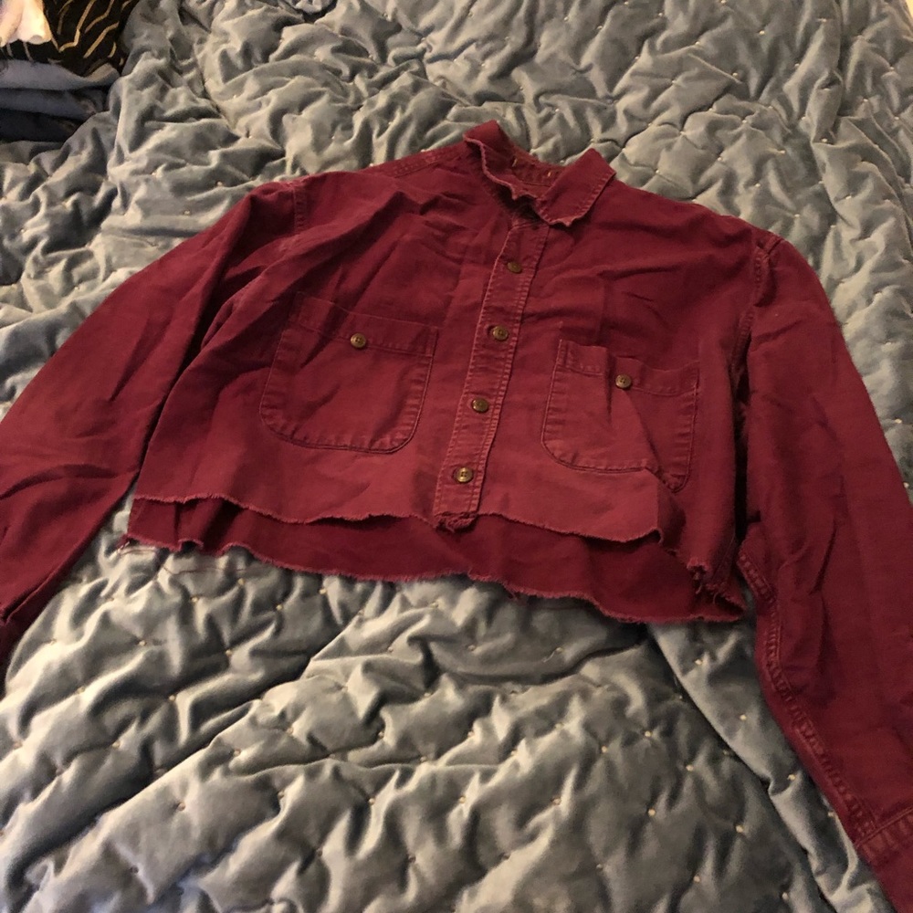 Cropped Button Down - image 1